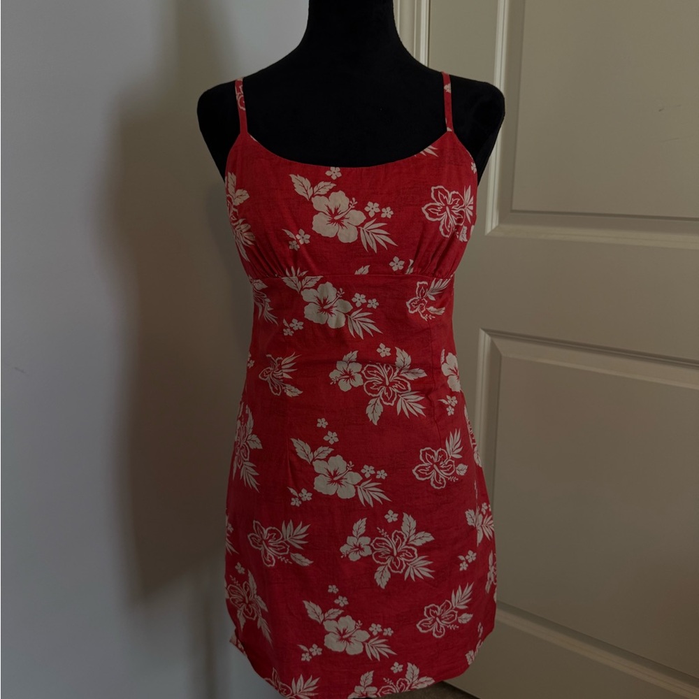 Wild Fable Red Floral Mini Dress